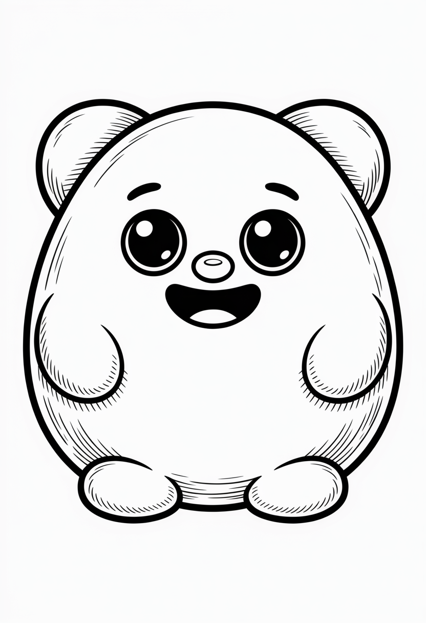 Squishmallow Character Portrait