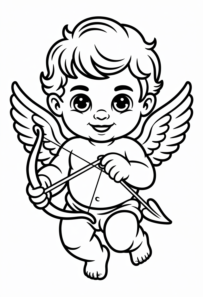 Cupid Character Portrait