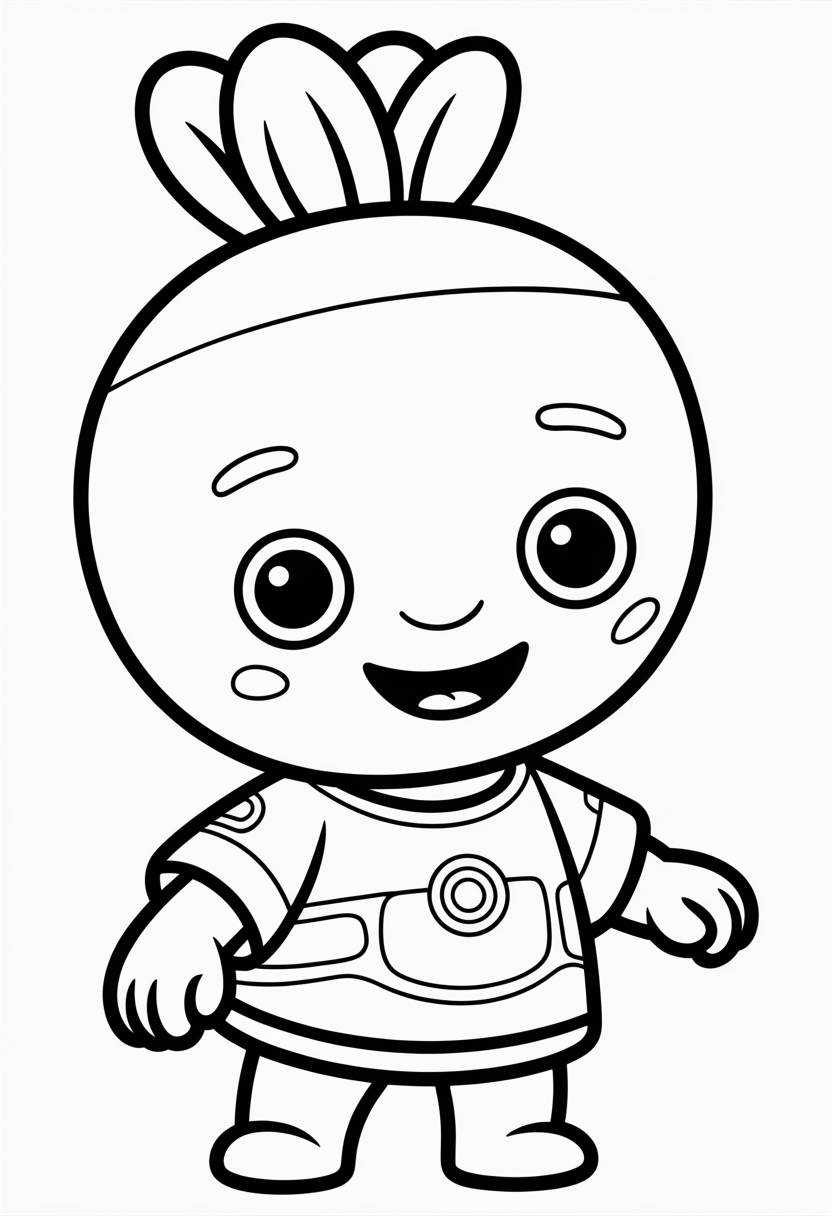 Octonauts Tunip Vegimal Character