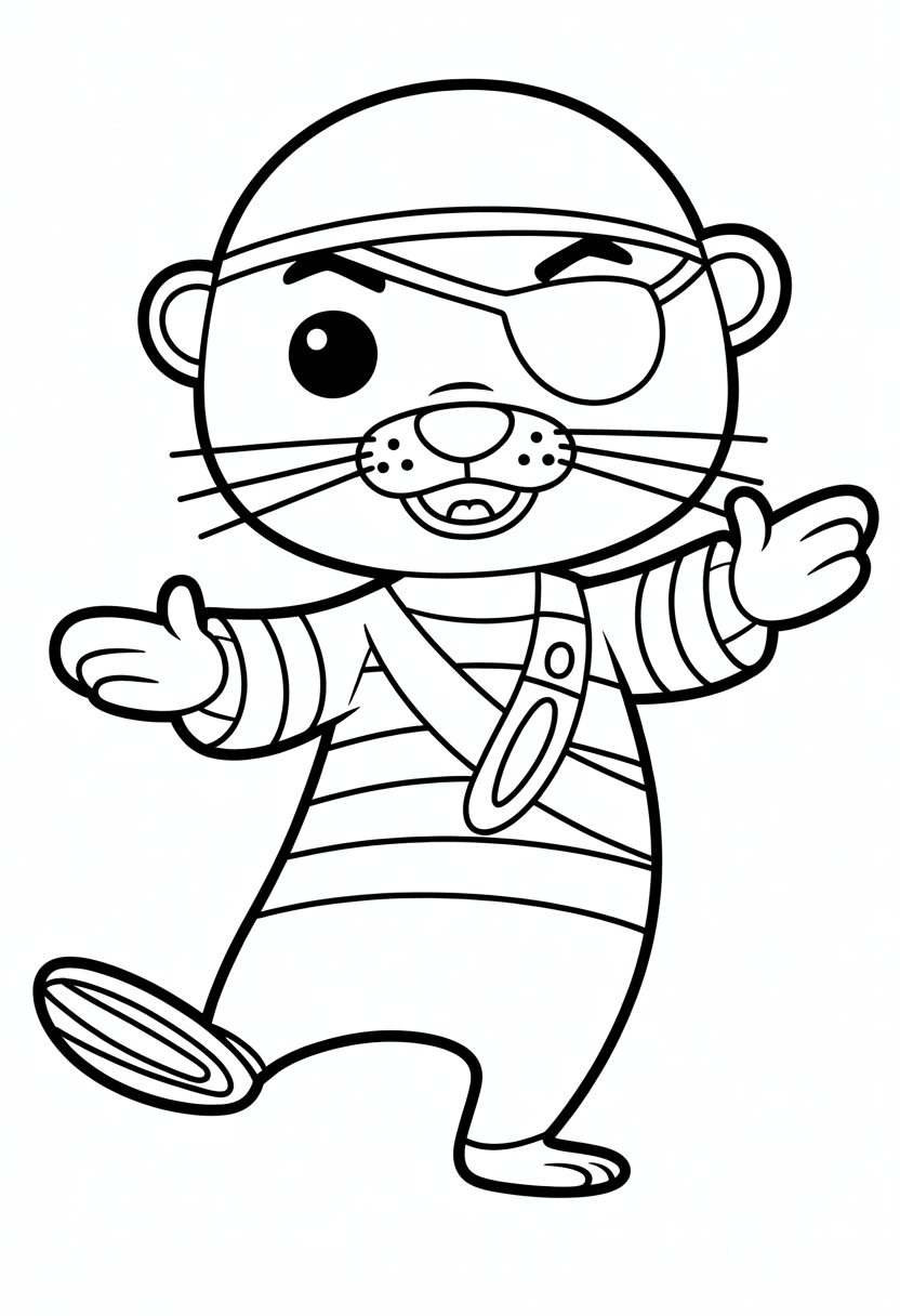 Octonauts Kwazii Pirate Captain