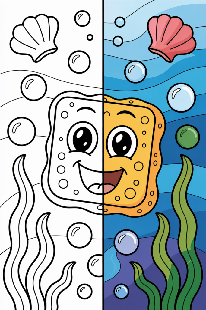 SpongeBob Coloring Pages