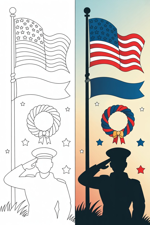Veterans Day Coloring Pages