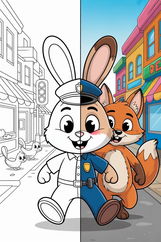 Zootopia Coloring Pages
