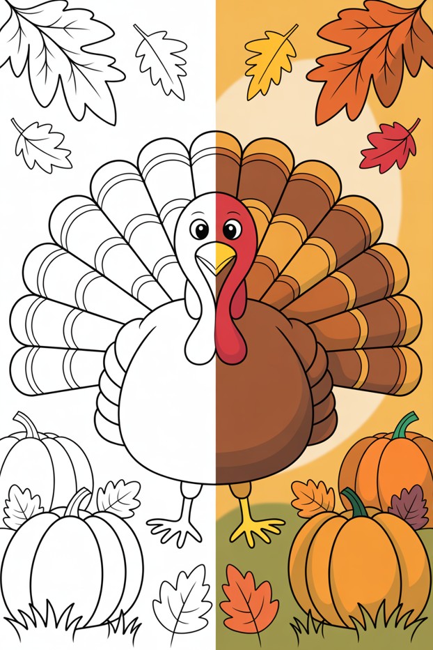 turkey coloring pages