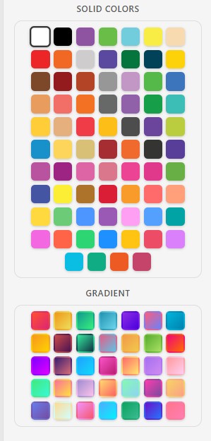 solid colors